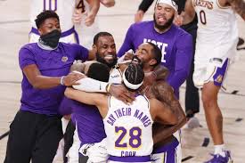 Los angeles lakers, minneapolis lakers. Basketball La Lakers Crush Miami Heat To Win 17th Nba Championship Lebron James Named Finals Mvp Basketball News Top Stories The Straits Times