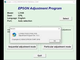 I hope that you like this article and equally like this driver. Epson L3100 L3101 L3110 L3150 Resetter Or Adjustment Program Download Youtube