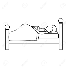 Man Sleeping On The Bed Vector Illustration Design Royalty Free Cliparts Vectors And Stock Illustration Image 85031132 Check out our drawing sleeping selection for the very best in unique or custom, handmade pieces from our prints shops. man sleeping on the bed vector illustration design