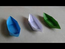 Comment Faire Un Bateau En Papier Qui Flotte Dans L Eau Pour Origami Pour Enfants Make A Paper Boat Paper Boat Boat Crafts