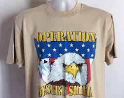 Desert storm gulf war us military patriotic tee veterans day independence gift t. 90s Gulf War Shirt Etsy
