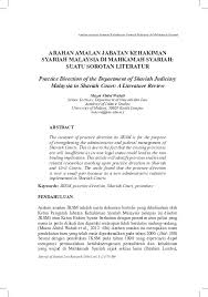 Menjelaskan pelaksanaan prosiding hakam s eperti yang. Pdf Arahan Amalan Jabatan Kehakiman Syariah Malaysia Di Mahkamah Syariah Suatu Sorotan Literatur Journal Of Shariah Law Research Um And Mazni Wahab Academia Edu