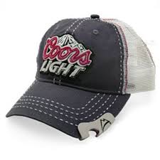 Coors Light Bottle Opener Baseball Cap Coors Light Baseball Cap Fancy Hats