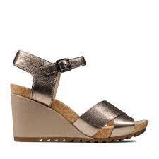 Purchase women's clarks shoes and more, now at macy's. Womens Wedge Sandals Clarks Shoes Official Site