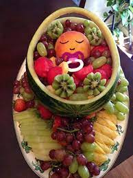 Watermelon Baby Carriage Fancy Variations On Nita S Blog Baby Shower Fruit Watermelon Baby Carriage Watermelon Baby