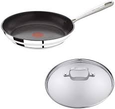 Tefal Jamie Oliver 3 Piece Frying Pan Set Consisting Of E85602 20 Cm E85604 24 Cm E85606 28 Cm 24 Cm Amazon De Kuche Haushal Kuche Jamie Oliver Haushalt