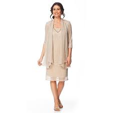 Plus Size R M Richards Metallic Jacket Dress Lace Top Dress Short Sheath Dress Dresses