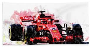 Mediacharles leclerc scuderia ferrari helmet (i.redd.it). Charles Leclerc Ferrari Beach Towel For Sale By Theodor Decker