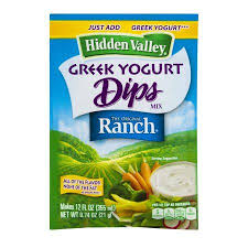 Hidden Valley Greek Yogurt Original Ranch Dips Mix Gluten Free 1 Packet Walmart Com Veggie Dip Ranch Dip Dips