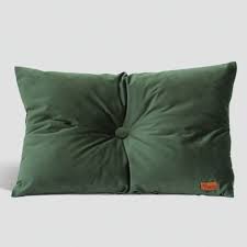 Maybe you would like to learn more about one of these? Velvet Cushion With Centre Button Detail Lumbar Olive Green Martini Furniture