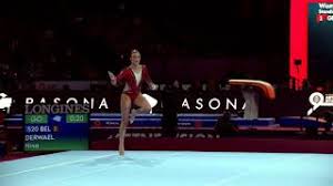 Op de balk verliep het iets minder en kwam derwael ten val. Nina Derwael Bel Floor All Around 2019 Stuttgart World Championships Youtube