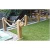 This wood deck bench railing has a metal pipe railing perched on top, bringing the height of the guard rail higher while also making seating and keeping the view open. Https Encrypted Tbn0 Gstatic Com Images Q Tbn And9gctgtoatogvmlmxi26rju0oaaikgmsit2pwatakzdzs5j53hfv2r Usqp Cau