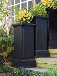 Planters instead of deck railing. Dream Decks Diy Tall Planters Tall Planters Deck Garden