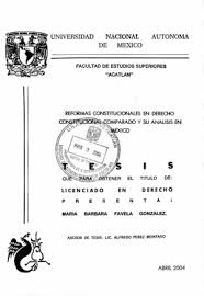Reformas constitucionales en derecho constitucional comparado y su análisis  en México