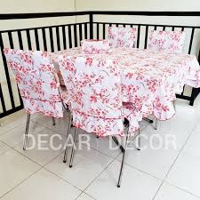 Jual Set Sarung Kursi Makan Shabby Taplak Makan Set Merah Muda Kota Surabaya Decar Decor Tokopedia Jual set meja kursi makan kayu jati minimalis ukir jepara beli di jaf 082323303666 bergaransi harga murah ⭐ kualitas terbaik.