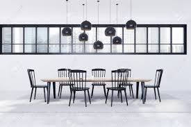 Long narrow dining table oscarsplace furniture ideas very beautiful and practical. White Dining Room Interior With A Long Narrow Window A Fluffy Stock Photo Picture And Royalty Free Image Image 90871007