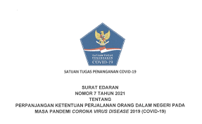Sekretariat Kabinet Republik Indonesia Berlaku Mulai 9 Februari Inilah Edaran Satgas Covid 19 Tentang Perjalanan Dalam Negeri Di Masa Pandemi Sekretariat Kabinet Republik Indonesia