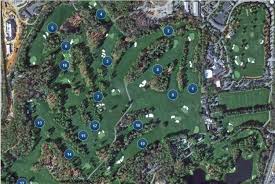 Golfview.ca gives you a bird's eye view of your favorite golf course from satellite photography with all the tees and holes shown. Interactive Inspiration 32 Visualoop Digital Cartography Augusta National Golf Lessons