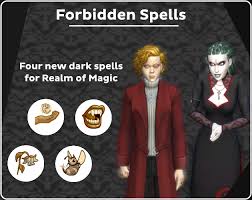 Four Dark New Spells For The Sims 4 Realm Of Magic In 2020 Sims 4 Challenges Sims 4 Traits The Sims 4 Packs