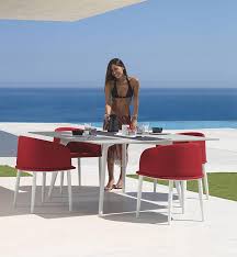 Except for my daughter's birthday celebrations, we. Clariss Luxury Outdoor Patio Dining Square Table Shop Online Italy Dream Design