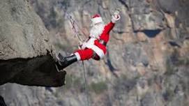 Santa on the Chimney