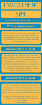 Personal Finance Investing Calculators And Savings Calculators Finance Investing Investing Investing Money