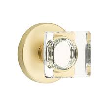 Get free shipping on qualified black, modern door lever handles or buy online pick up in store today in the hardware department. Emtek Modern Square Crystal Door Knob Set Low Price Door Knobs
