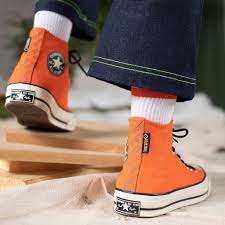 Gore Tex X Converse Ultimate Cold Weather Kicks Converse Chuck 70s In Orange Gore Tex Converse Chucks Converse Converse Chuck Taylor High Top Sneaker