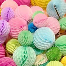 How To Make Giant Party Decor Using Honeycomb Balls The Glitzy Pear Party Decorations Honeycomb Decorations Paper Decorations