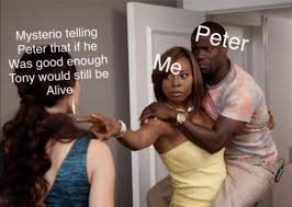 So No One Told You Life Was Gonna Be This Way Captain America Spiderman Far From Home Meme Marvel Jokes Funny Marvel Memes Marvel Memes