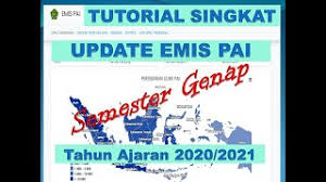 Tutorial emis pai semester genap 2020. Tutorial Update Emis Semester Genap Tahun Ajaran 2020 2021 Youtube
