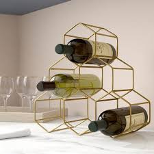 Stetson 6 Bottle Tabletop Wine Bottle Rack Table Top Wine Rack Wine Bottle Rack Wine Rack Design