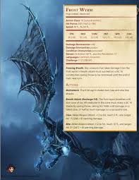 Frost Wyrm D D Dungeons And Dragons Dnd Dragons Dungeons And Dragons Homebrew