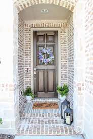 Summer Front Entryway Decorating Ideas Ablissfulnest Frontdoor Entry Front Entryway Decor Outdoor Entryway Front Porch Decorating