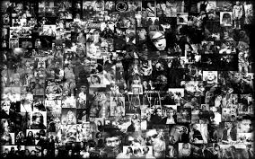 Claridge's black and white version of lenna sjooblom's cartoon wallpaper. Grunge Aesthetic Collage Wallpapers Wallpaper Cave