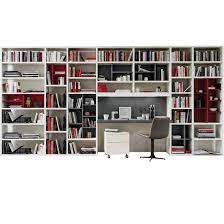 Concernant la vente bureau mural, n'oubliez pas que notre plateforme est la référence en ligne, de quoi vous éclairer dans la manière dont vous ferez votre choix. Composition Murale Bibliotheque Avec Bureau Modo Sangiacomo Italie