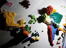 Incredible 3d Infographic Lego Map Build Kunst Og Handverk Handverk Kunst