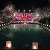 Pool decorations can be fun and funky or chic and elegant by incorporating floating lanterns, glowing orbs, floral pieces and candles. 3