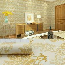Tampak elegan jikalau anda menerapkan seperti desain wallpaper ruang tamu di atas. Wallpaper Dinding Murah Gold Kamar Tidur Ruang Tamu Keluarga Indah Mewah Elegan Minimalis Simple Shopee Indonesia