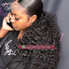 Pin On Human Hair Drawstring Ponytail
