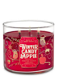 Winter Candy Apple 3 Wick Candle Bath Body Works Winter Candy Apple Candy Apples Christmas Scents