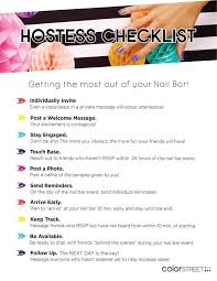 Facebook Vip Account Bio Copy And Paste Hostess Checklist Teamsassytips Color Street Nails Color Street Nail Bar