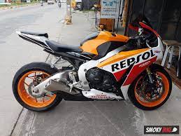 มอเตอร ไซค honda cbr 1000rr smokybike ฮอนด า มอเตอร ไซค