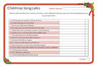 In these sports trivia questions and answers, we'll dive deep into all aspects of sport. Christmas Song Lyrics