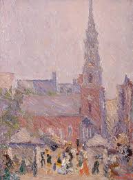 The park street church, located at 1 park street at the corner of tremont street in boston, massachusetts, is an evangelical congregational church that was built in 1809, and was designed by. Park Street Church 1924 Arshile Gorky Wikiart Org