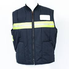 These blue safety vests come in two styles. Used Hi Vis Insulated Vest Winter Safety Vest Walt S Walt S Used Workwear