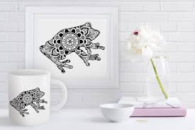 Download Frog Mandala Svg Cut Files Frog Mandala Clipart By Doodle Cloud Studio Thehungryjpeg Com