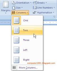 5 Trik Membuat Kolom Di Word Computer 1001