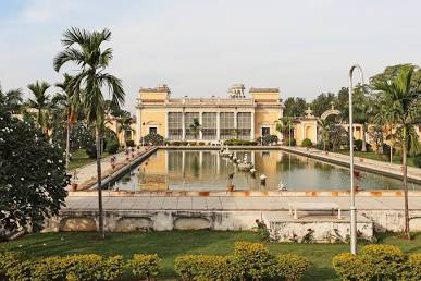 Courtyard of Chowmahalla Palace, AI generated
