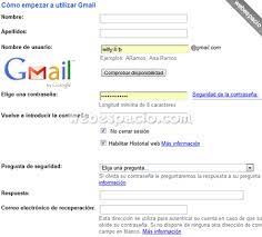 ¿qué necesitas para crear una cuenta en gmail? Crear Correo Gmail